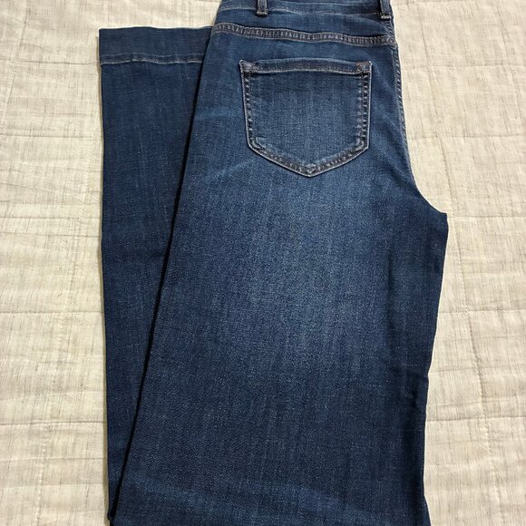 J. Jill High-Rise Angled-Pocket Wide-Leg Jeans Vintage Wash Tall 4 - Picture 5 of 8